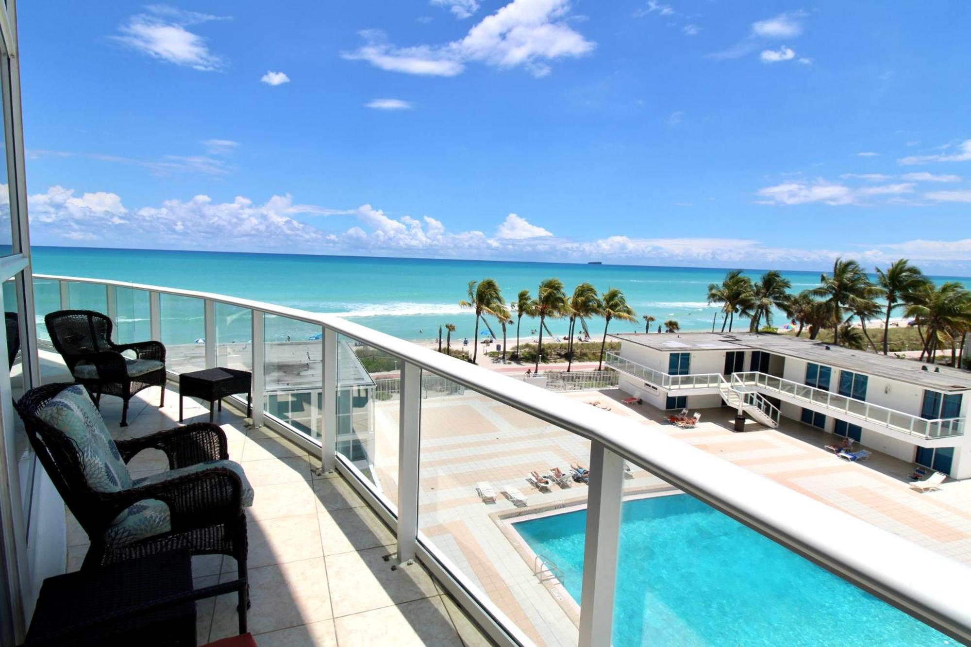 Castle M16 Oceanview Loft With Beach Access, Pool, Tennis And Free Parking! 마이애미 비치 외부 사진